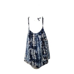 Time And Tru Womans Plus 2 Piece Bathing Suit New With Tags Size 2X Blue & White